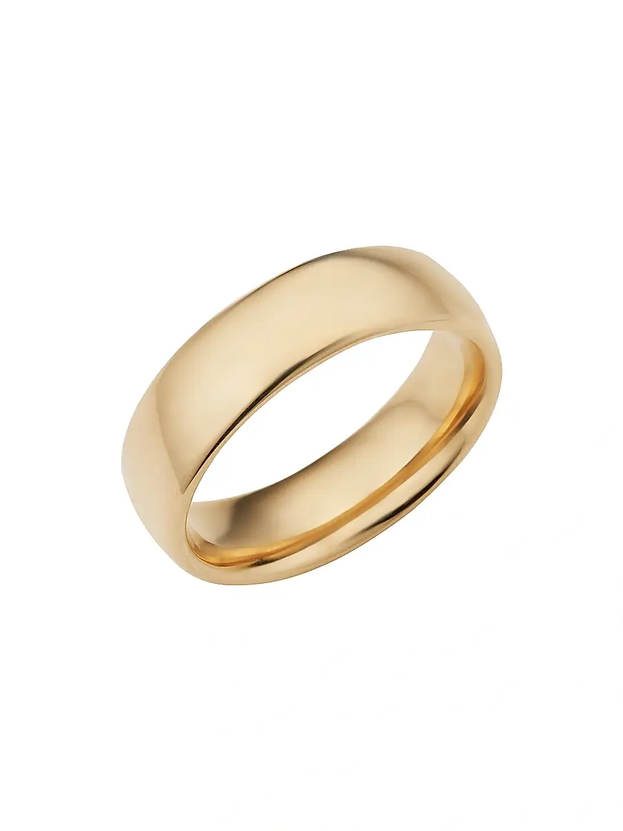 Women's 14K Yellow Gold Forever Band Statement Ring - Yellow Gold Women's 14K Yellow Gold Forever Band Statement Ring - Yellow Gold
