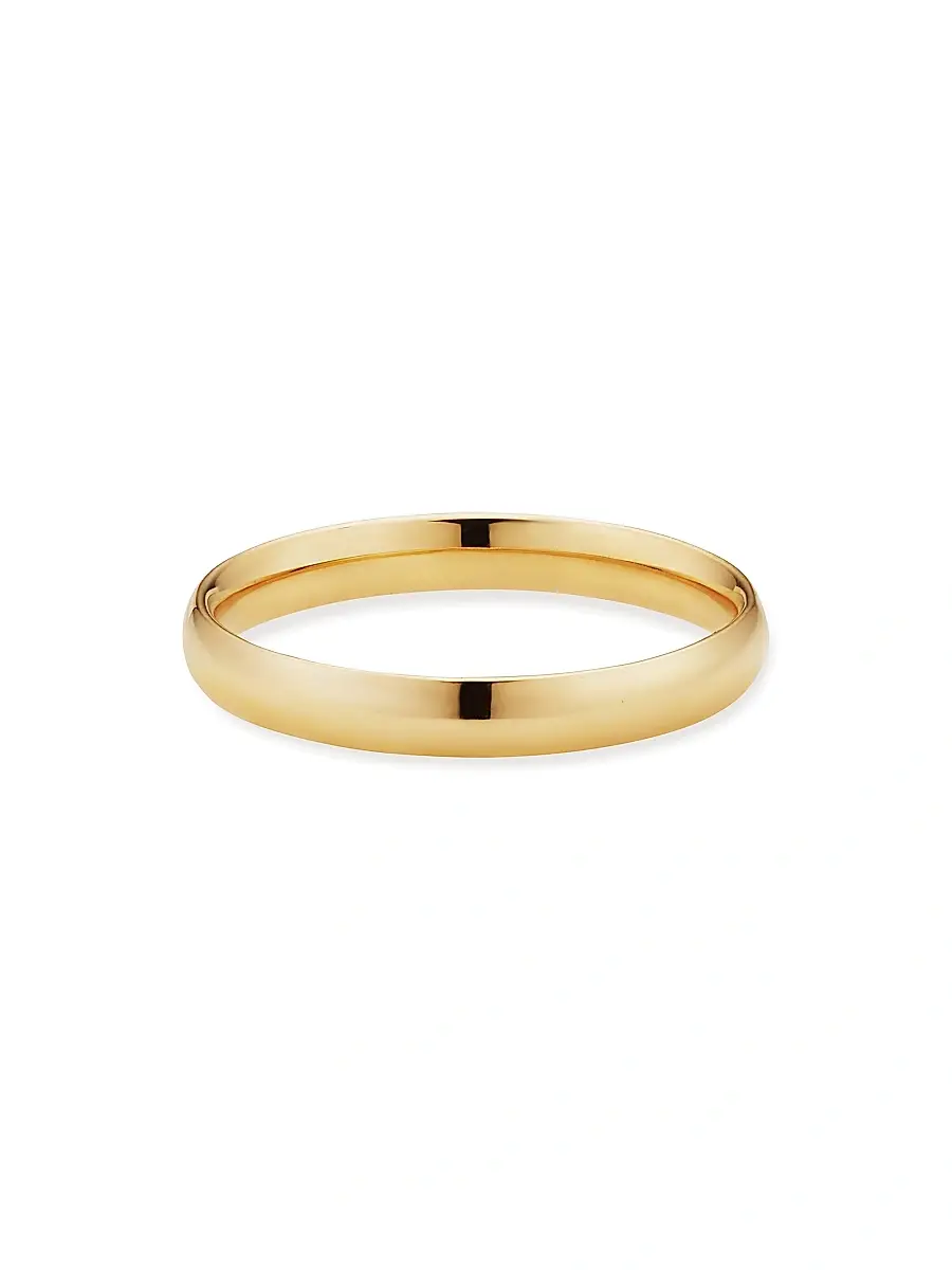 Oradina Women's 14K Yellow Gold Forever Band Ring - Yellow Gold | Thumbnail 2 Oradina Women's 14K Yellow Gold Forever Band Ring - Yellow Gold | Thumbnail 2