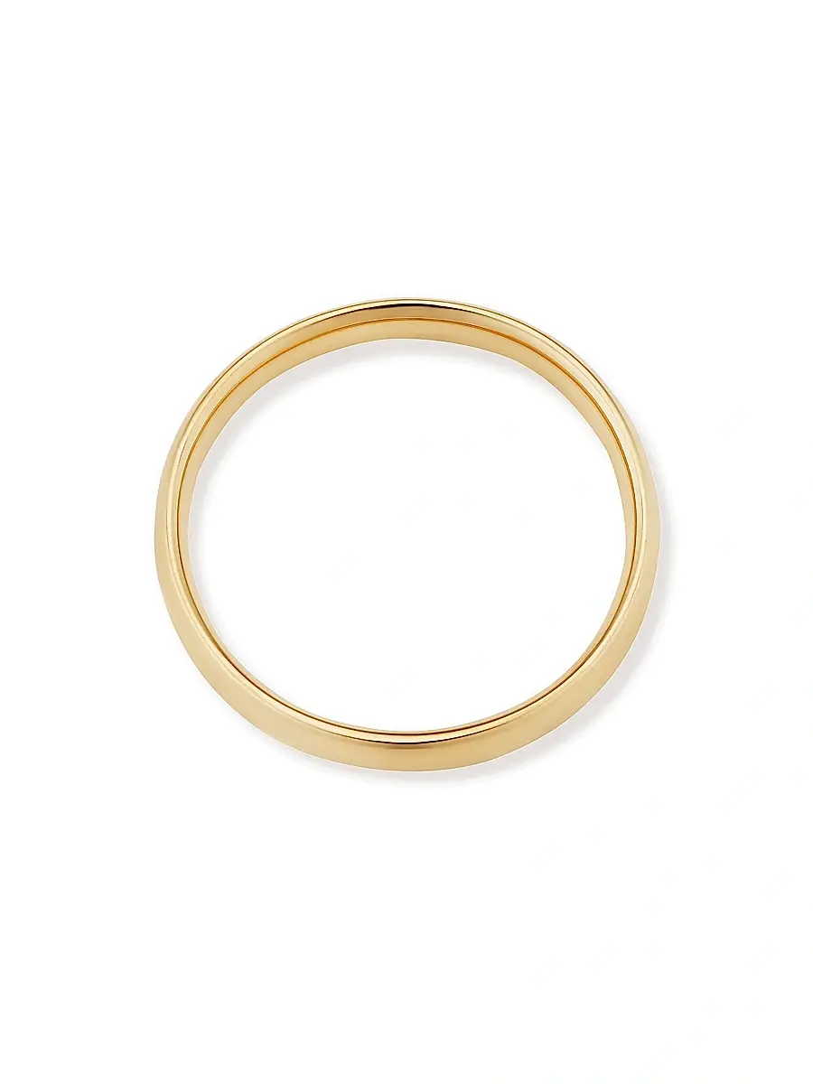Oradina Women's 14K Yellow Gold Forever Band Ring - Yellow Gold | Thumbnail 3 Oradina Women's 14K Yellow Gold Forever Band Ring - Yellow Gold | Thumbnail 3