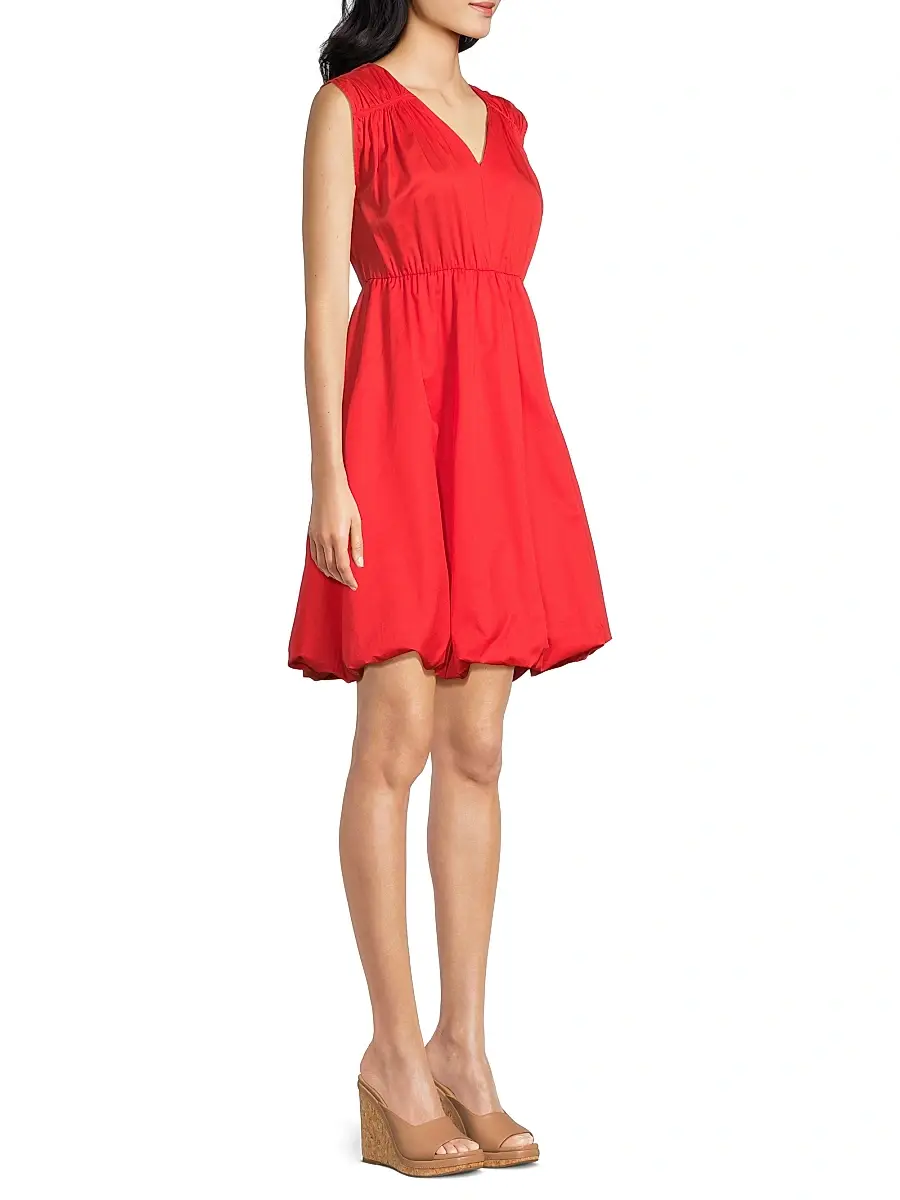 Harshman Women's Arla Cotton Bubble Hem Dress | Thumbnail 4 Harshman Women's Arla Cotton Bubble Hem Dress | Thumbnail 4