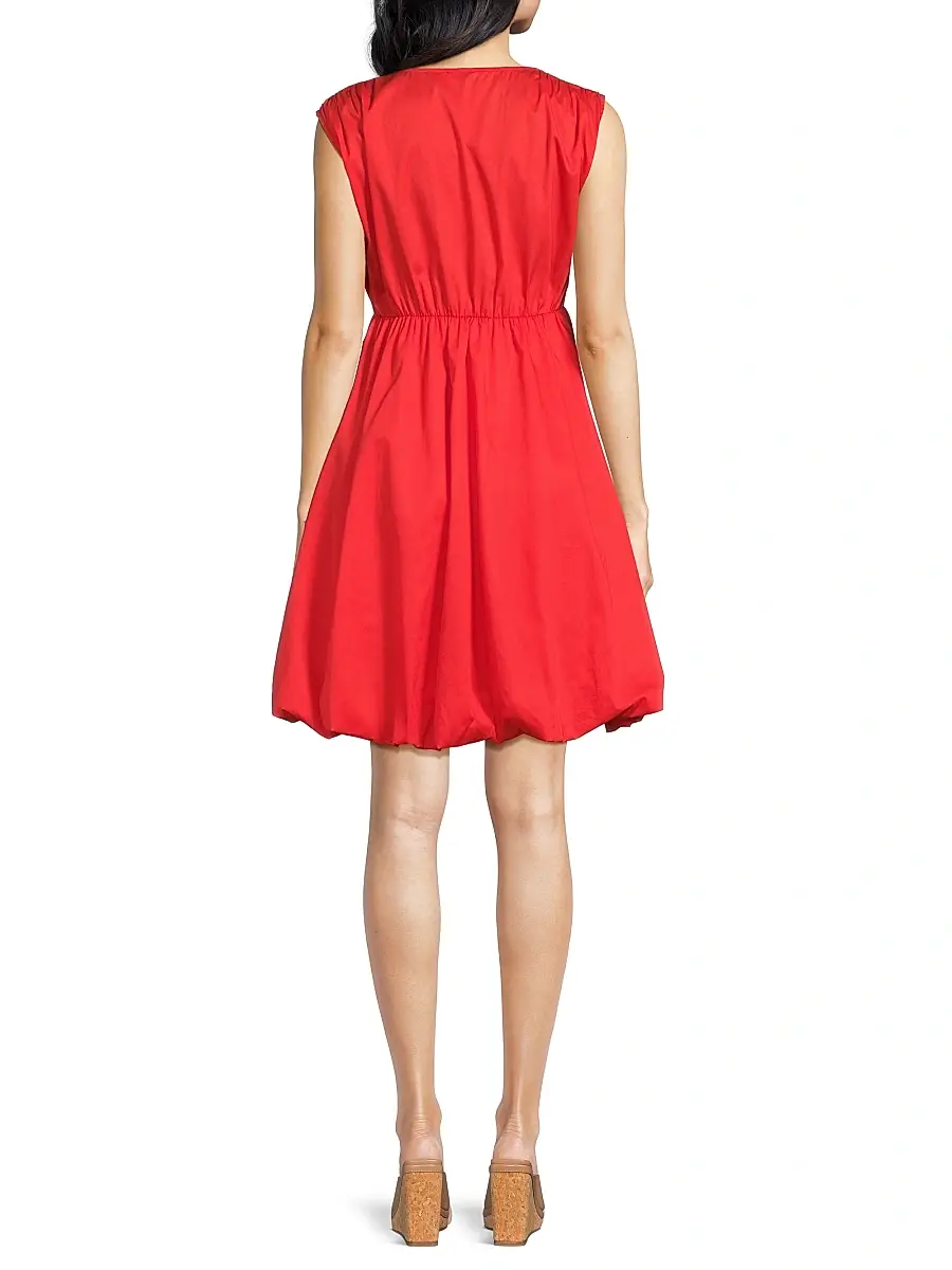 Harshman Women's Arla Cotton Bubble Hem Dress | Thumbnail 5 Harshman Women's Arla Cotton Bubble Hem Dress | Thumbnail 5