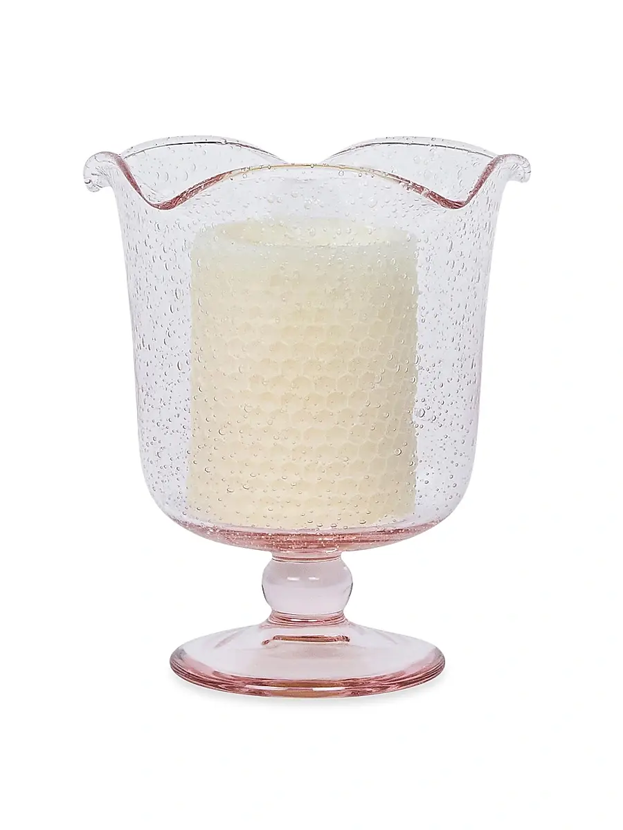 Juliska Provence Glass Hurricane - Pink | Thumbnail 3 Juliska Provence Glass Hurricane - Pink | Thumbnail 3