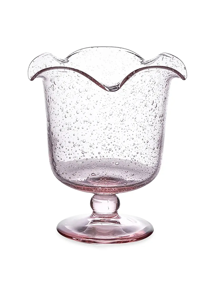 Juliska Provence Glass Hurricane - Pink | Thumbnail 1 Juliska Provence Glass Hurricane - Pink | Thumbnail 1