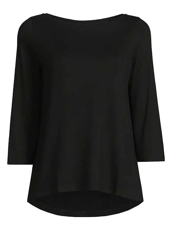 Women's Soft Touch Pleated Back Top