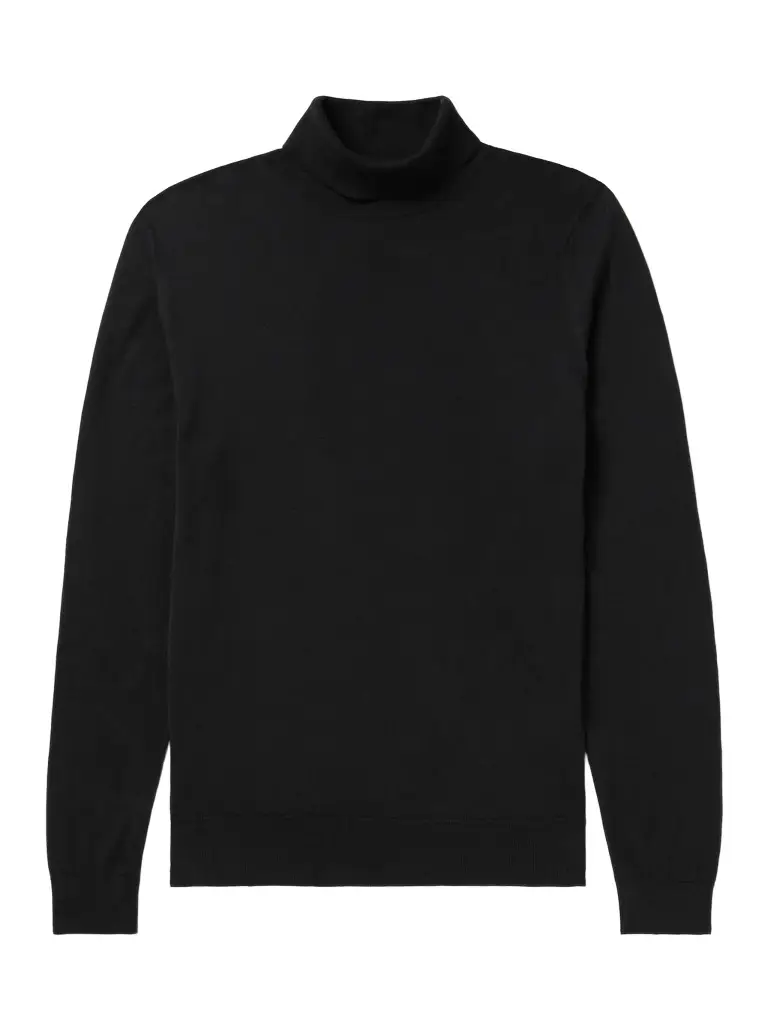 Hawley Slim-Fit Sea Island Cotton Rollneck Sweater - Men Hawley Slim-Fit Sea Island Cotton Rollneck Sweater - Men