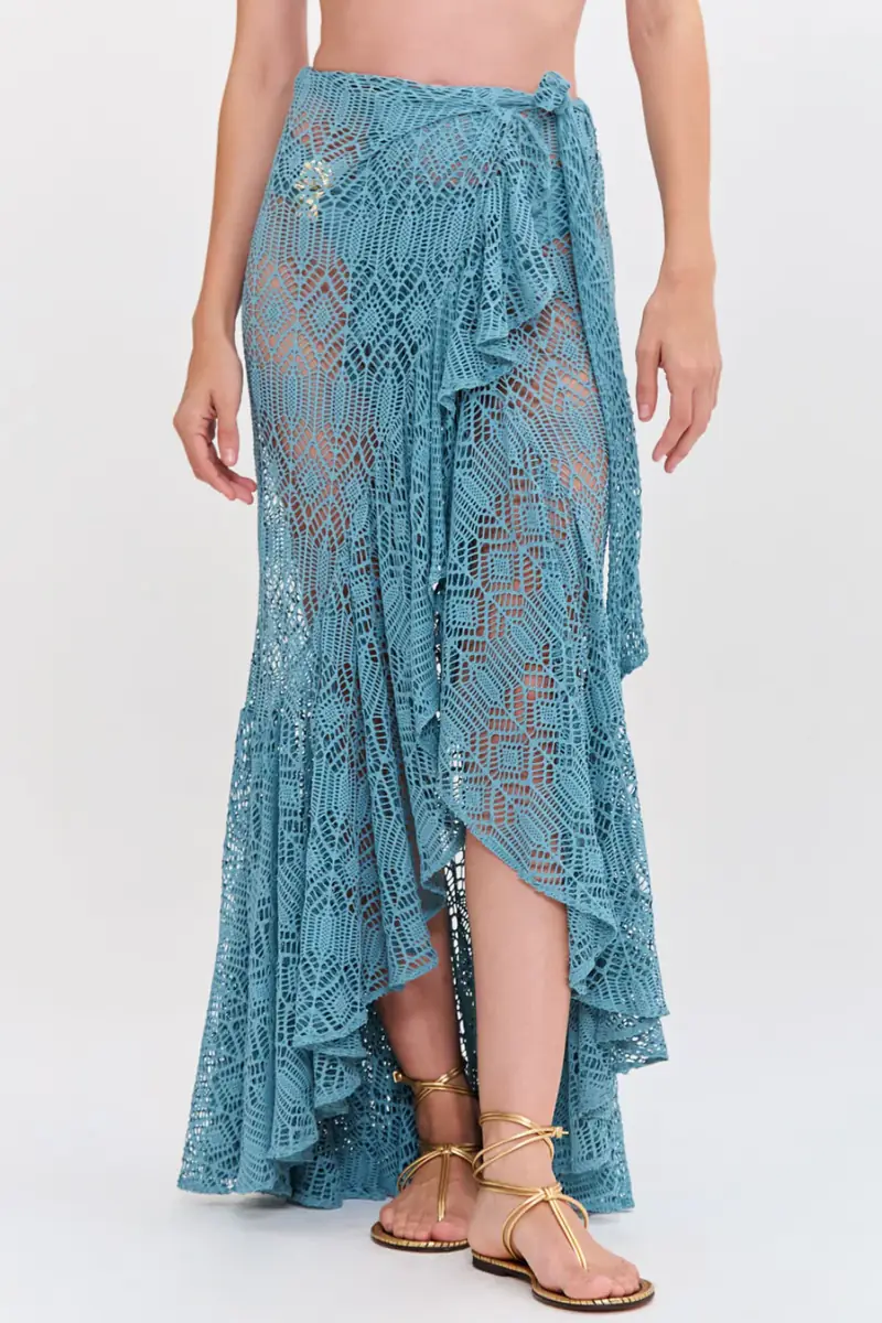 PatBo SEASHELL LYCRA BEACH SKIRT | Thumbnail 2