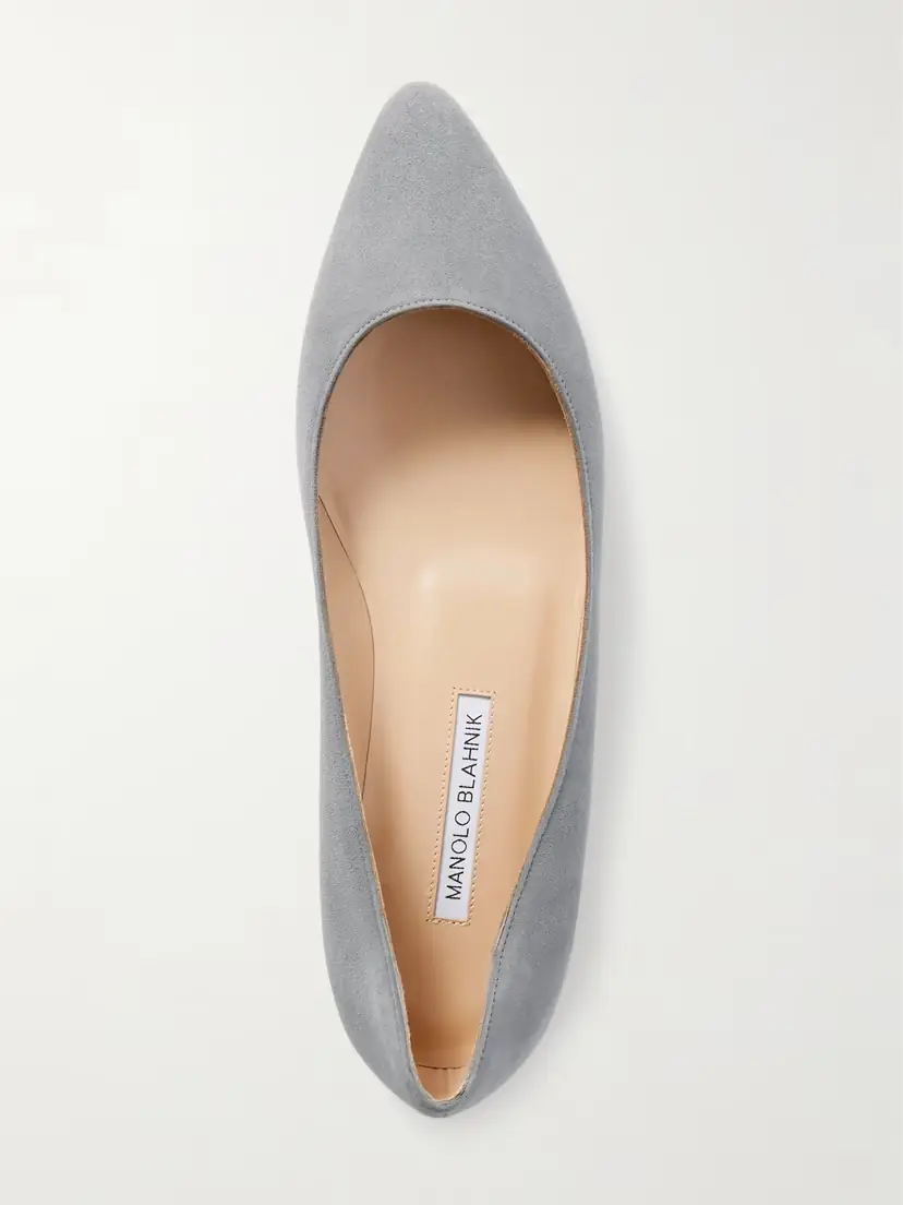 Manolo Blahnik Bb Suede Ballet Flats | Thumbnail 5