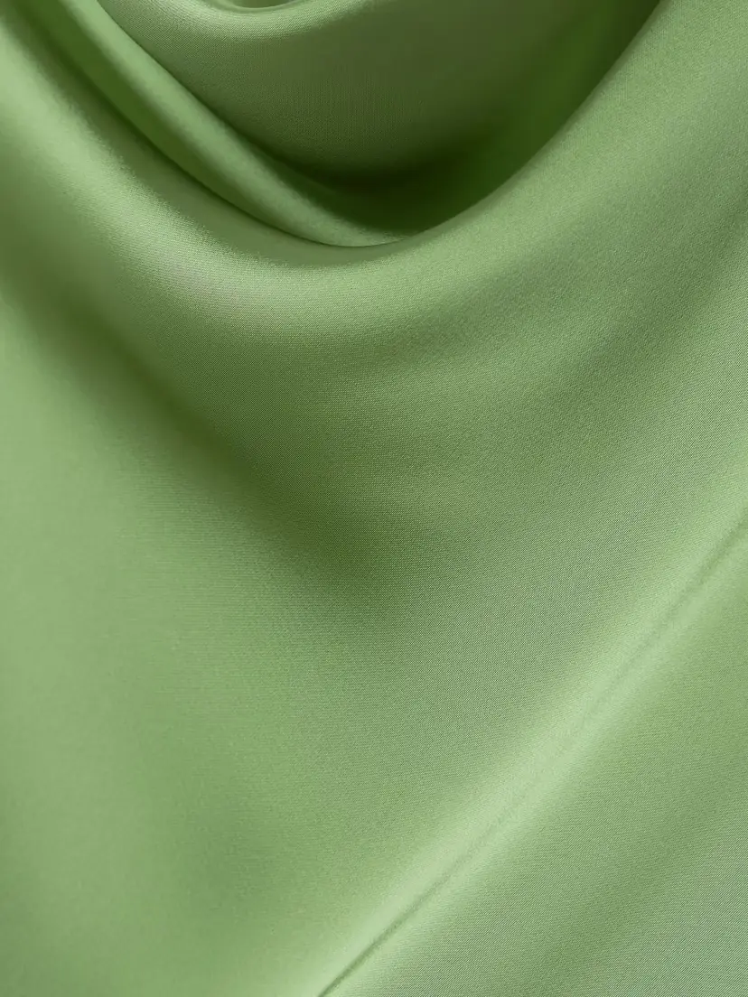 Norma Kamali Maria Draped Satin Mini Dress | Thumbnail 4 Norma Kamali Maria Draped Satin Mini Dress | Thumbnail 4