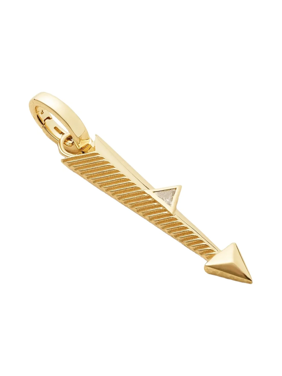 Arrow 18-karat Gold Diamond Pendant