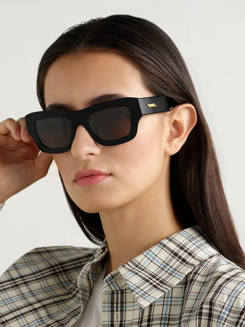 Bottega Veneta Eyewear Square-frame Acetate Sunglasses | Thumbnail 2 Bottega Veneta Eyewear Square-frame Acetate Sunglasses | Thumbnail 2