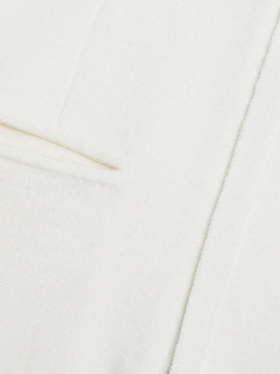 rag & bone Women's Ella Wool-Blend Front-Zip Sweater - White | Thumbnail 7 rag & bone Women's Ella Wool-Blend Front-Zip Sweater - White | Thumbnail 7