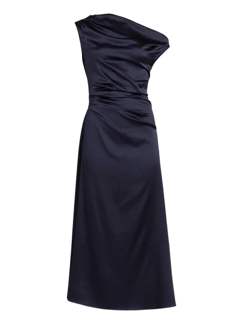Women's Phare Silk Drape Midi-Dress Women's Phare Silk Drape Midi-Dress