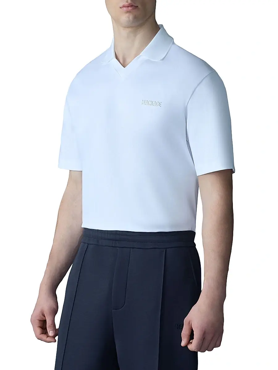 Mackage Men's Marco Cotton Polo Shirt | Thumbnail 3 Mackage Men's Marco Cotton Polo Shirt | Thumbnail 3