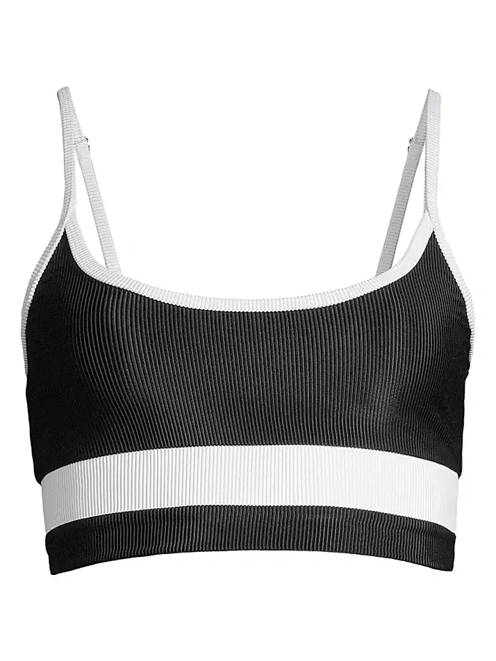 BEACH RIOT Women's Eva Two-Tone Tankini Top
