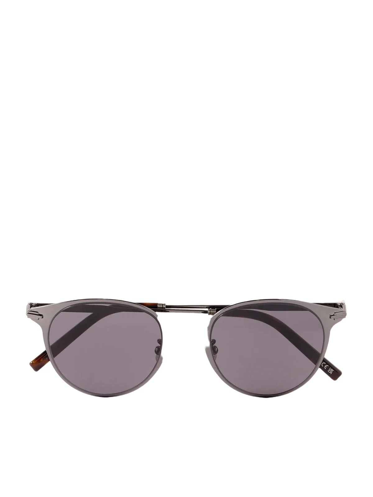 DIOR Eyewear DiorBlackSuit R8U Round-Frame Metal Sunglasses - Men