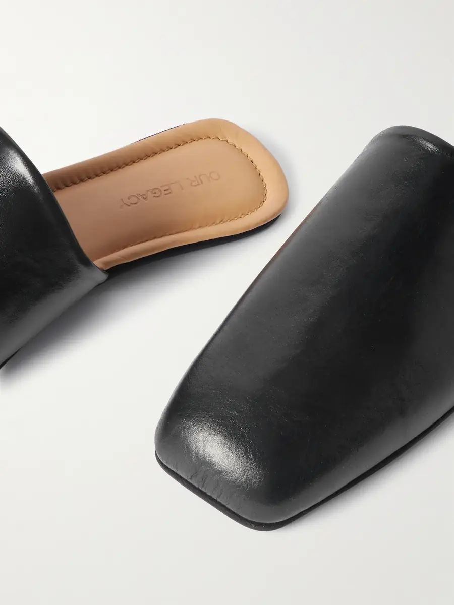Our Legacy Cigarr Leather Mules - Men | Thumbnail 4 Our Legacy Cigarr Leather Mules - Men | Thumbnail 4