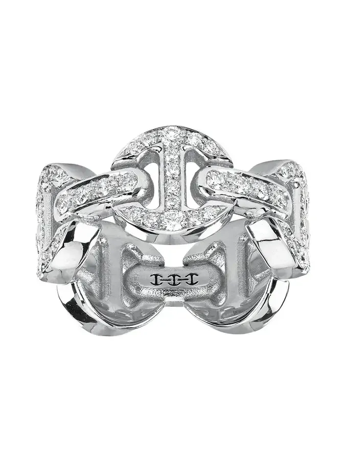 Classic Tri-Link Antiquated Ring