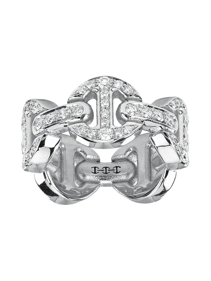 Hoorsenbuhs Classic Tri-Link Antiquated Ring