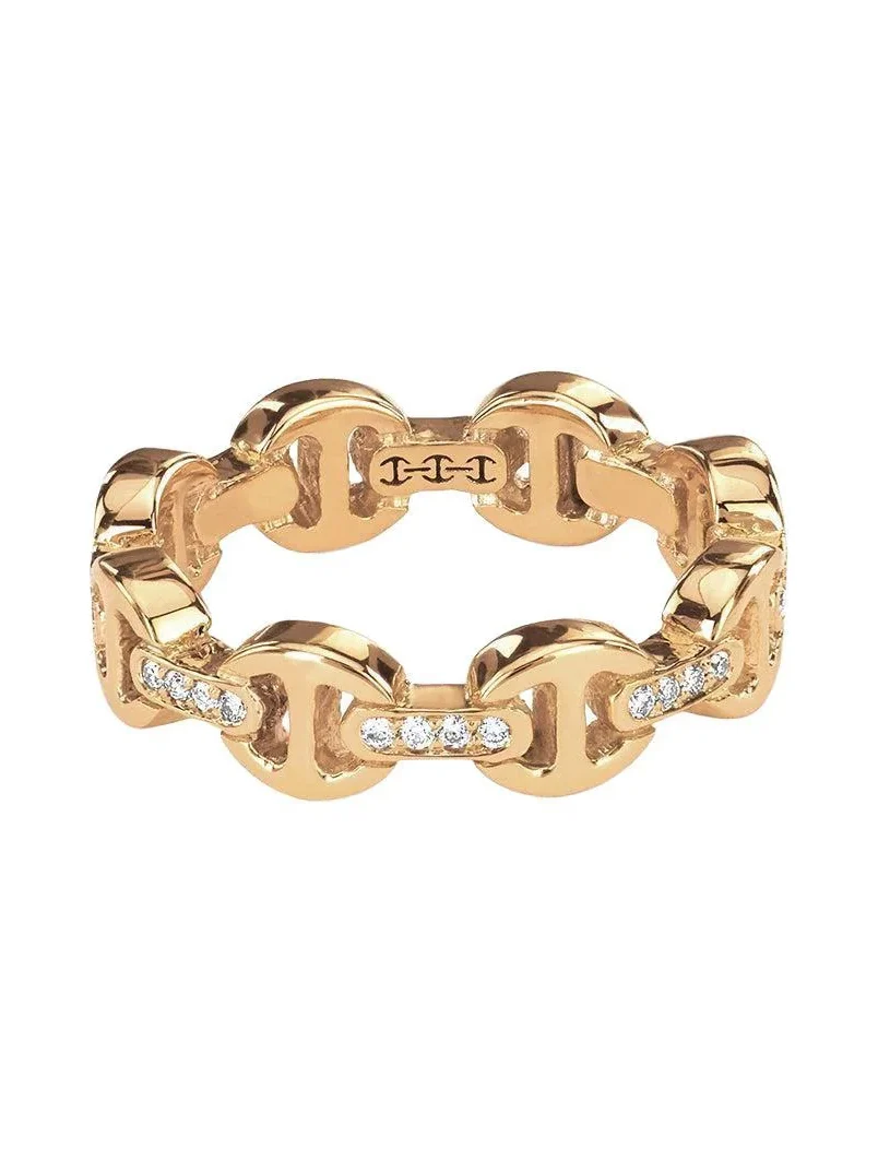 Hoorsenbuhs Dame Tri-Link Diamond Bridge Ring