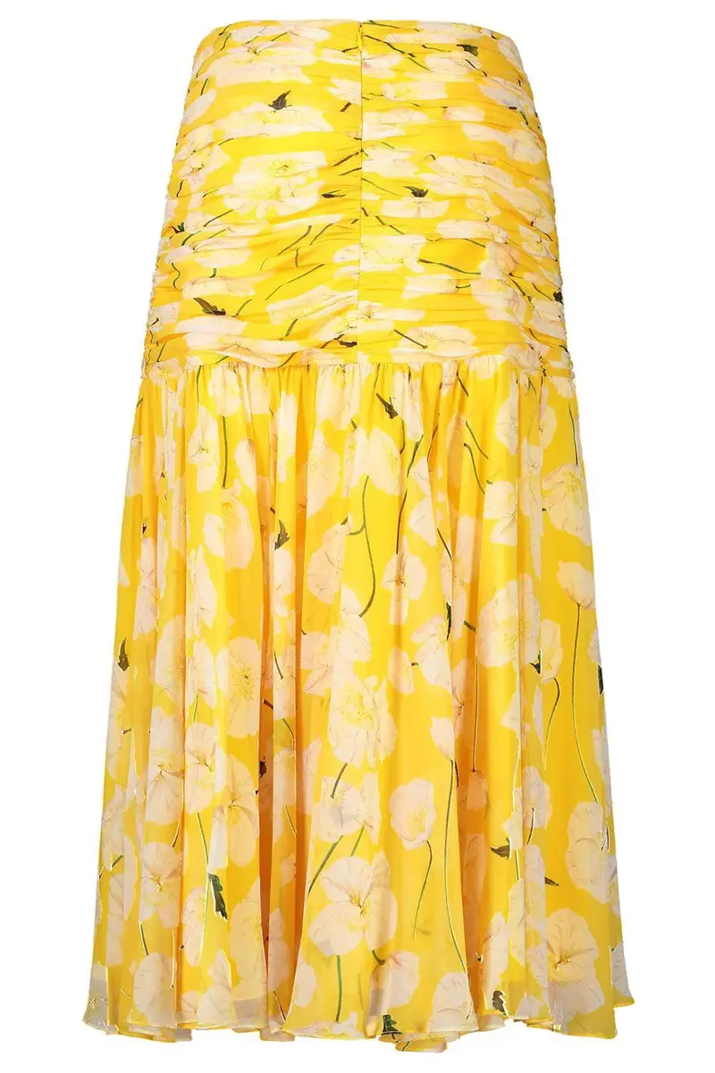 Carolina Herrera Gathered Midi Skirt | Thumbnail 4 Carolina Herrera Gathered Midi Skirt | Thumbnail 4