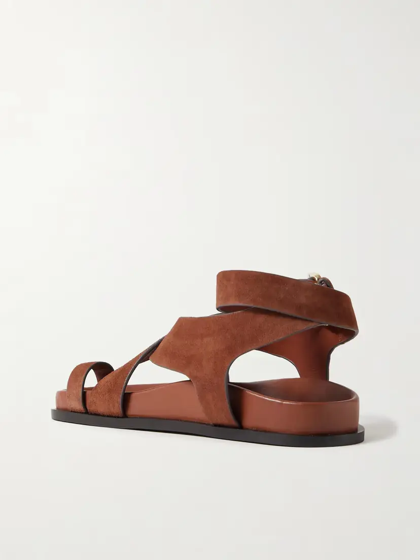 A Emery Jalen Suede And Leather Sandals | Thumbnail 3