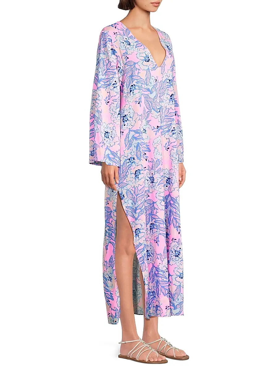 Lilly Pulitzer Women's Perry Coverup Maxi Dress - Multi Totally Koalafied | Thumbnail 4
