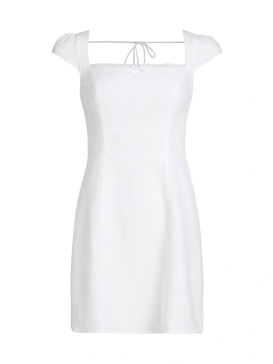 Reformation Women's Loula Linen Minidress