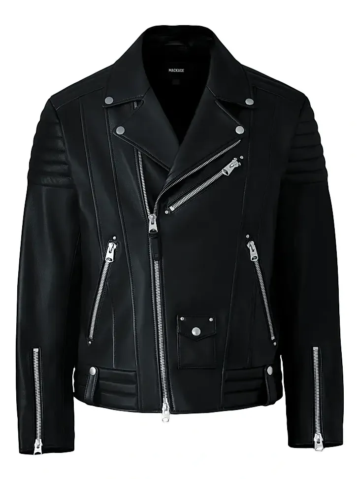 Men's Kenneth Leather Perfecto Biker Jacket