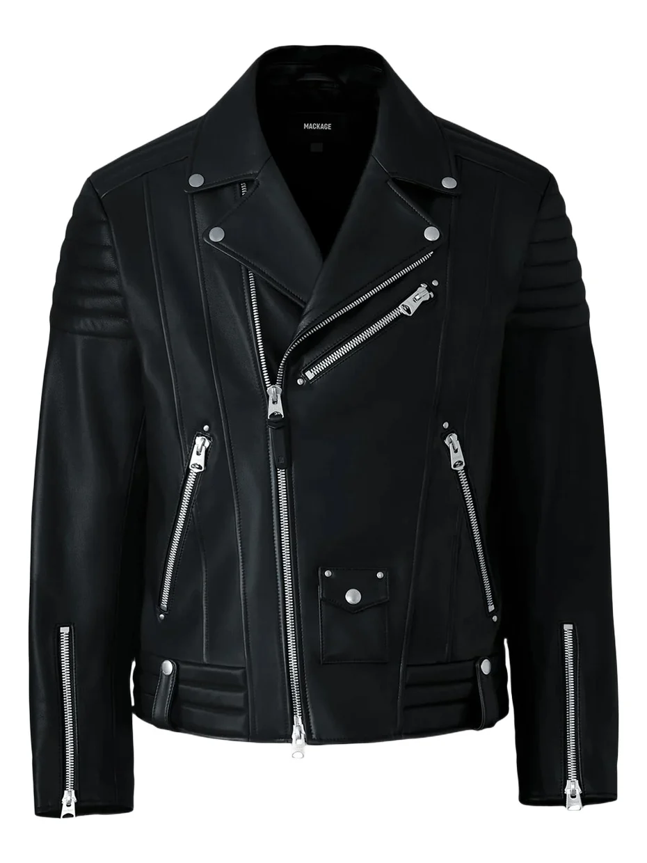Men's Kenneth Leather Perfecto Biker Jacket Men's Kenneth Leather Perfecto Biker Jacket