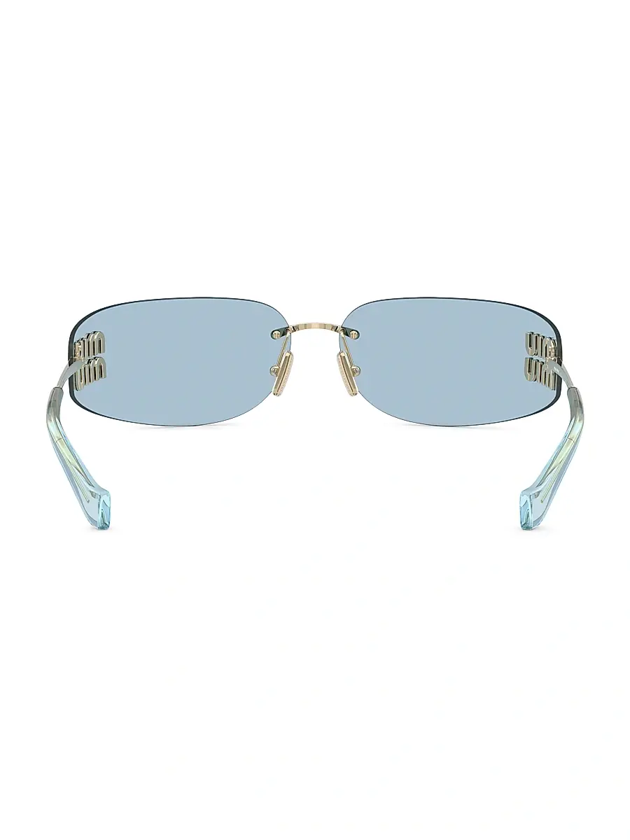 Miu Miu Women's 75MM Shield Sunglasses | Thumbnail 4 Miu Miu Women's 75MM Shield Sunglasses | Thumbnail 4