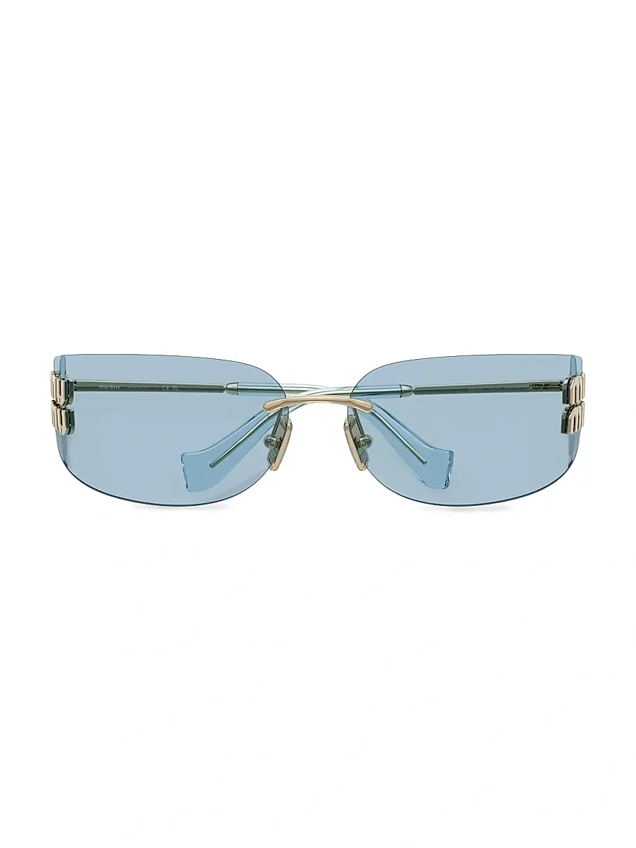Miu Miu Women's 75MM Shield Sunglasses | Thumbnail 5 Miu Miu Women's 75MM Shield Sunglasses | Thumbnail 5