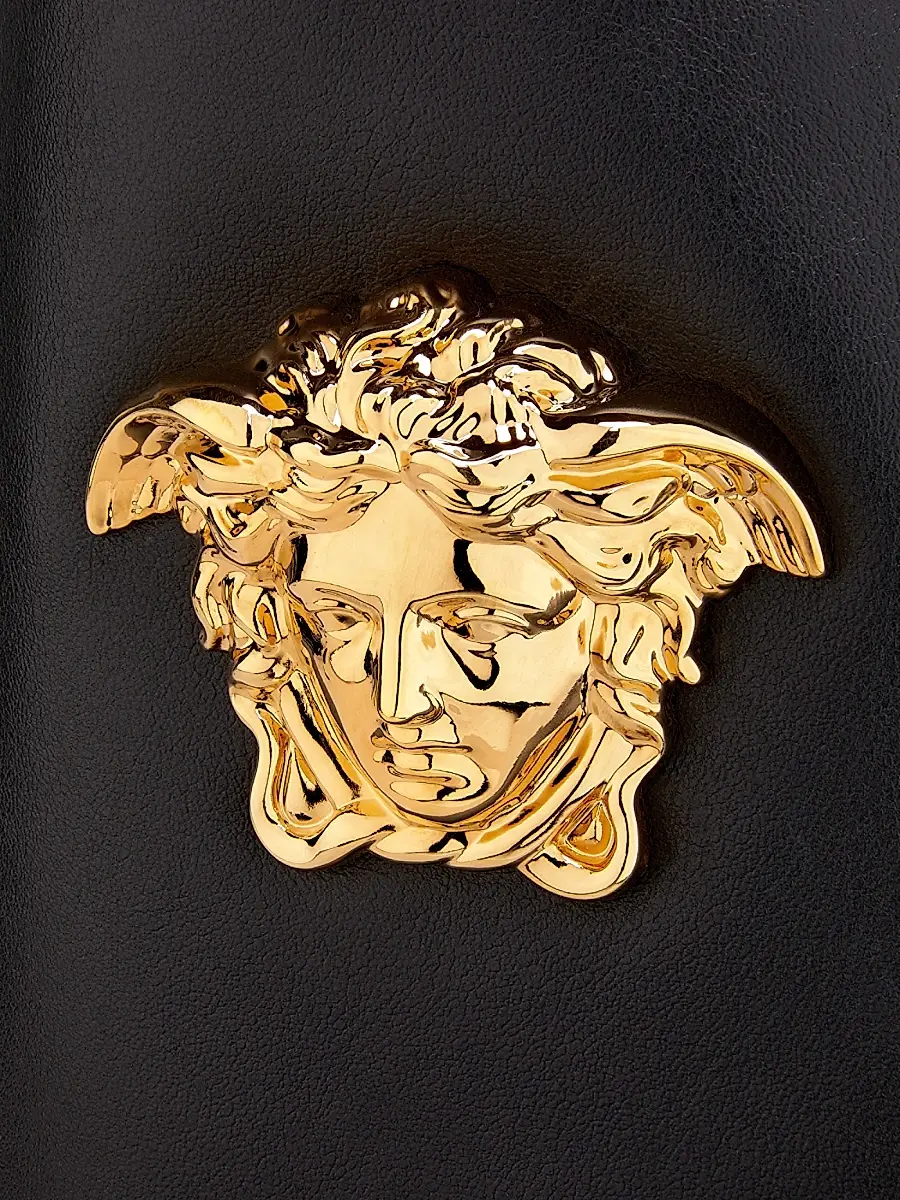 Versace Women's Medusa Leather Tote - Black Gold | Thumbnail 11 Versace Women's Medusa Leather Tote - Black Gold | Thumbnail 11