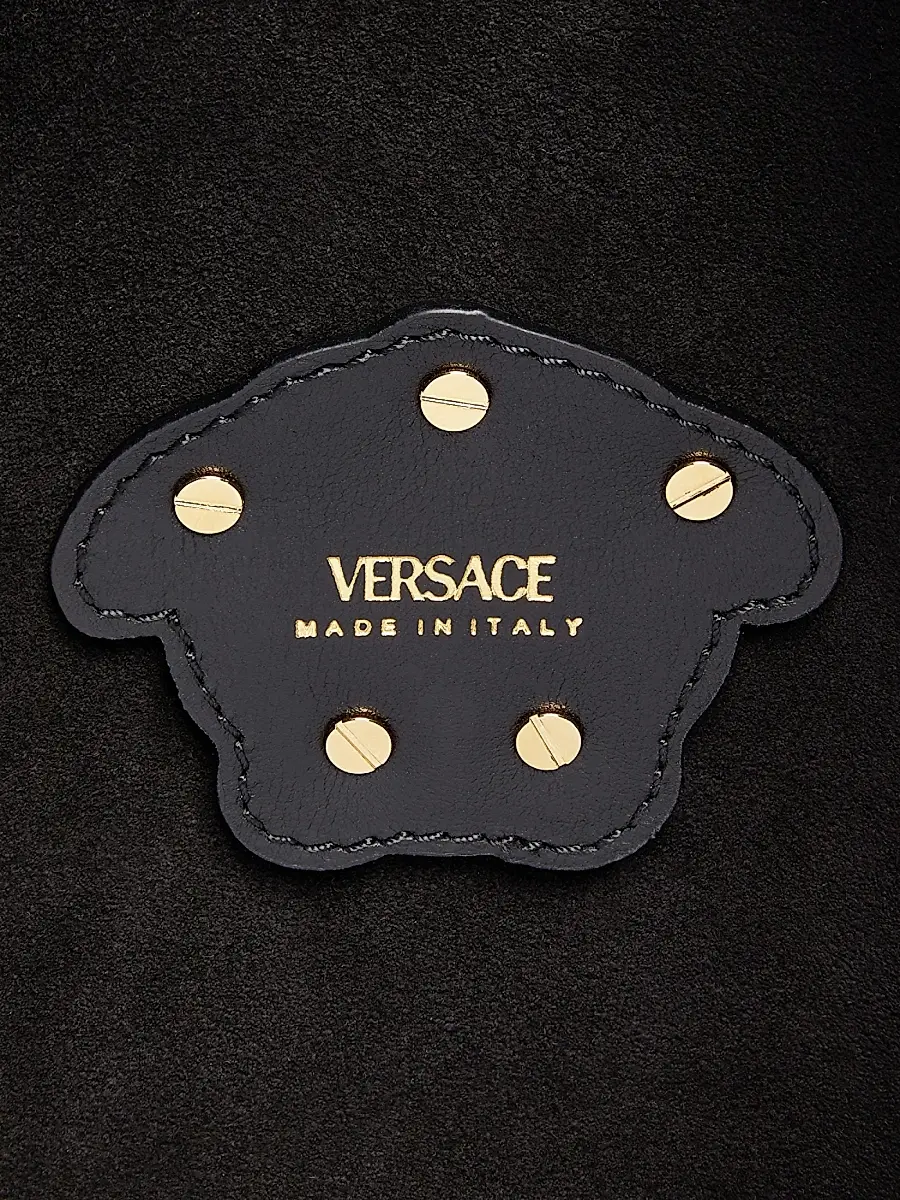 Versace Women's Medusa Leather Tote - Black Gold | Thumbnail 12 Versace Women's Medusa Leather Tote - Black Gold | Thumbnail 12