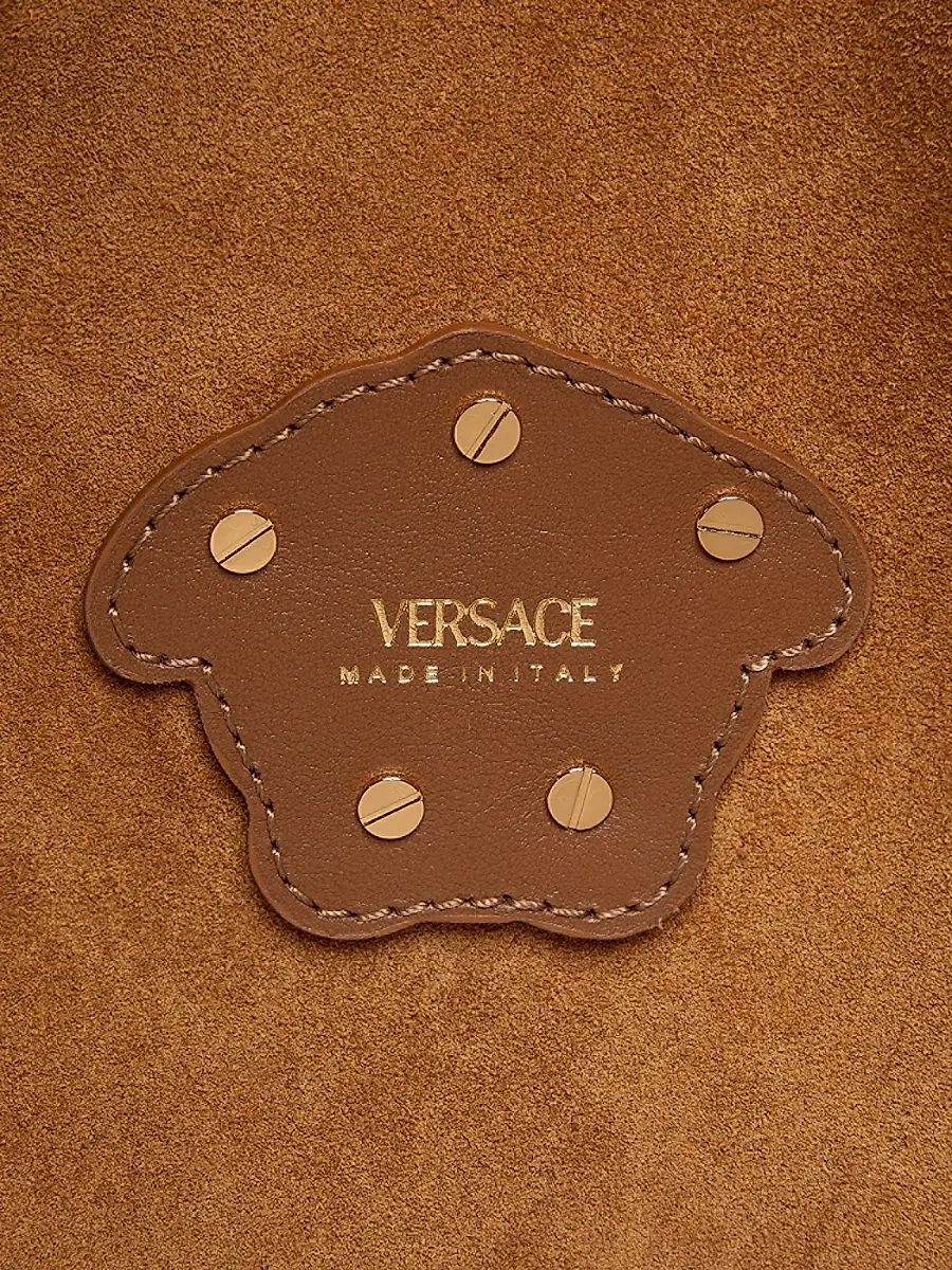 Versace Women's Medusa Leather Tote - Black Gold | Thumbnail 6 Versace Women's Medusa Leather Tote - Black Gold | Thumbnail 6