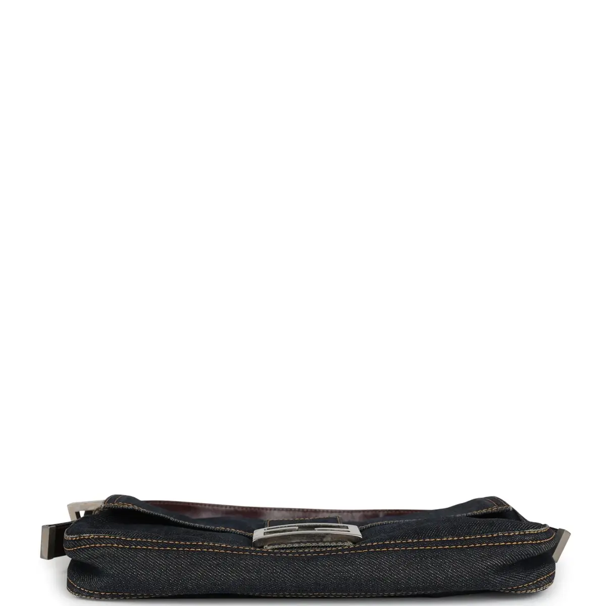 Fendi Vintage Fendi Baguette Bag Dark Blue Denim Silver Hardware | Thumbnail 6 Fendi Vintage Fendi Baguette Bag Dark Blue Denim Silver Hardware | Thumbnail 6