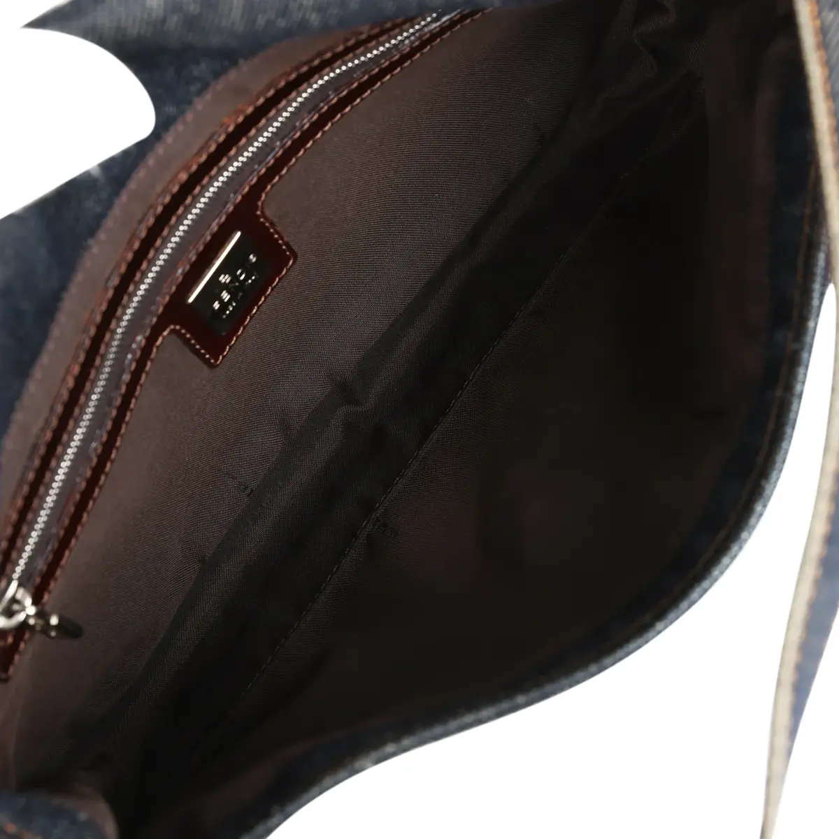 Fendi Vintage Fendi Baguette Bag Dark Blue Denim Silver Hardware | Thumbnail 7 Fendi Vintage Fendi Baguette Bag Dark Blue Denim Silver Hardware | Thumbnail 7