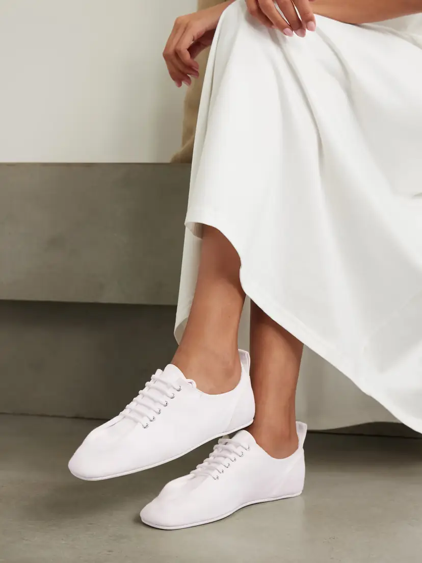 TOTEME Recycled Cotton-twill Sneakers | Thumbnail 2 TOTEME Recycled Cotton-twill Sneakers | Thumbnail 2