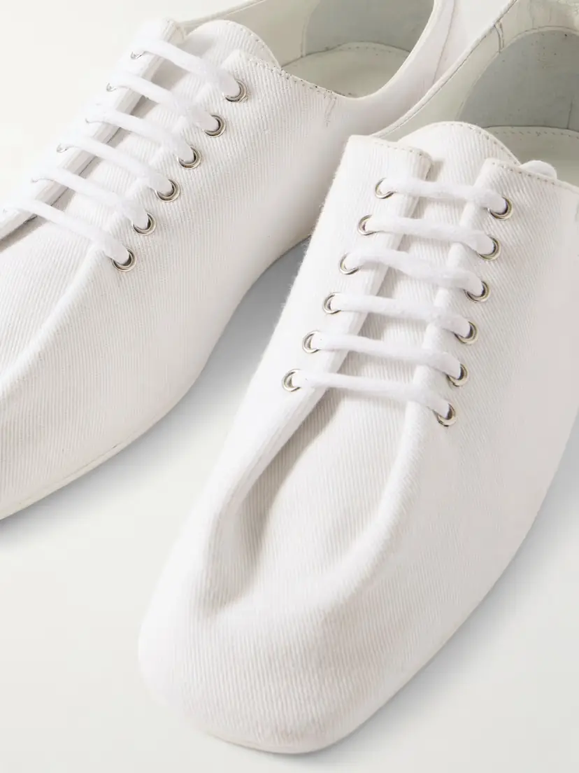 TOTEME Recycled Cotton-twill Sneakers | Thumbnail 4 TOTEME Recycled Cotton-twill Sneakers | Thumbnail 4
