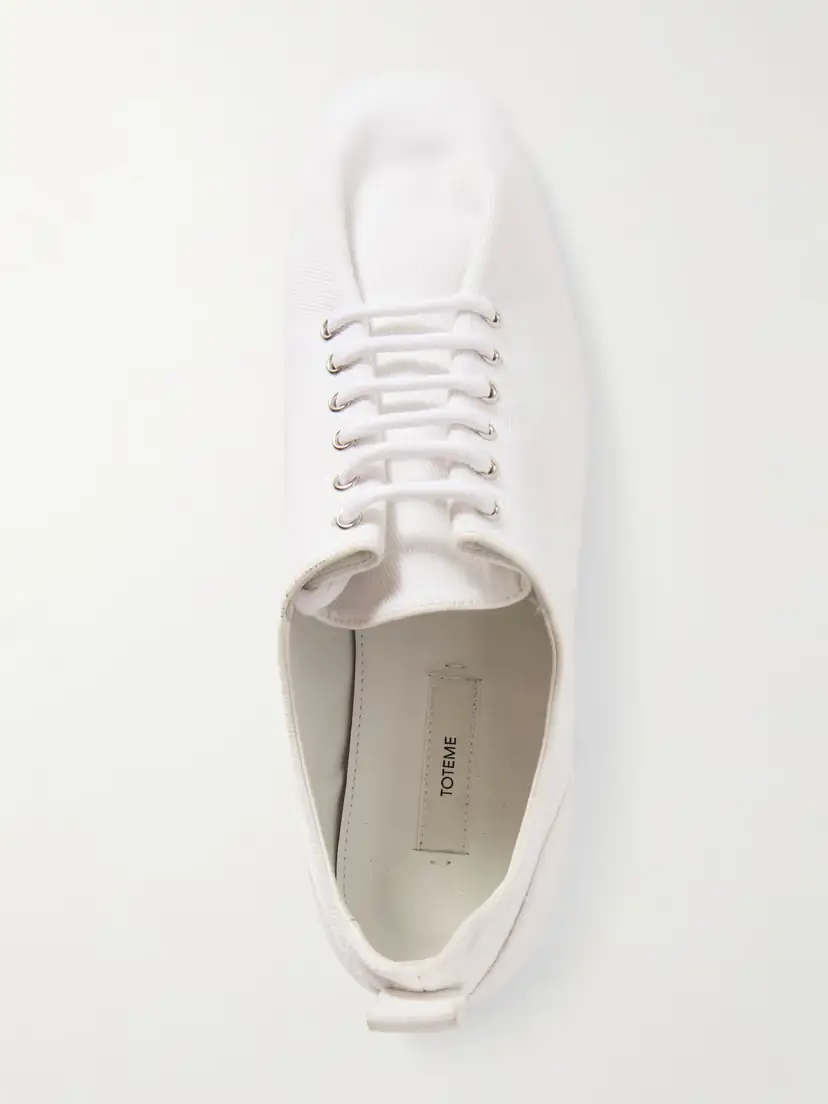 TOTEME Recycled Cotton-twill Sneakers | Thumbnail 5 TOTEME Recycled Cotton-twill Sneakers | Thumbnail 5