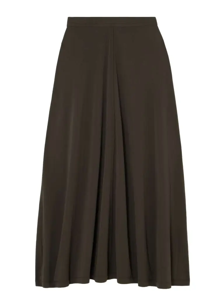 Stretch-jersey Midi Skirt