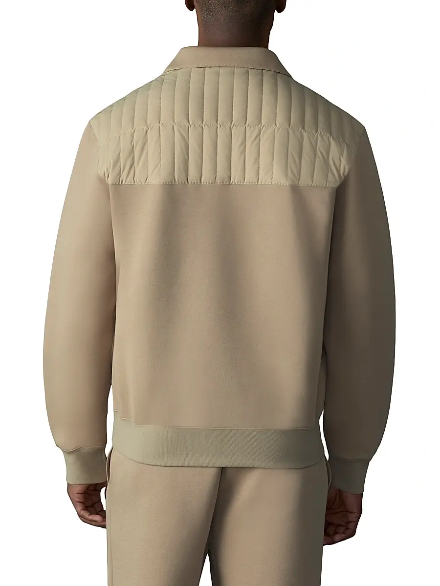 Mackage Men's Corey Hybrid Down Quarter-Zip Sweater | Thumbnail 5 Mackage Men's Corey Hybrid Down Quarter-Zip Sweater | Thumbnail 5