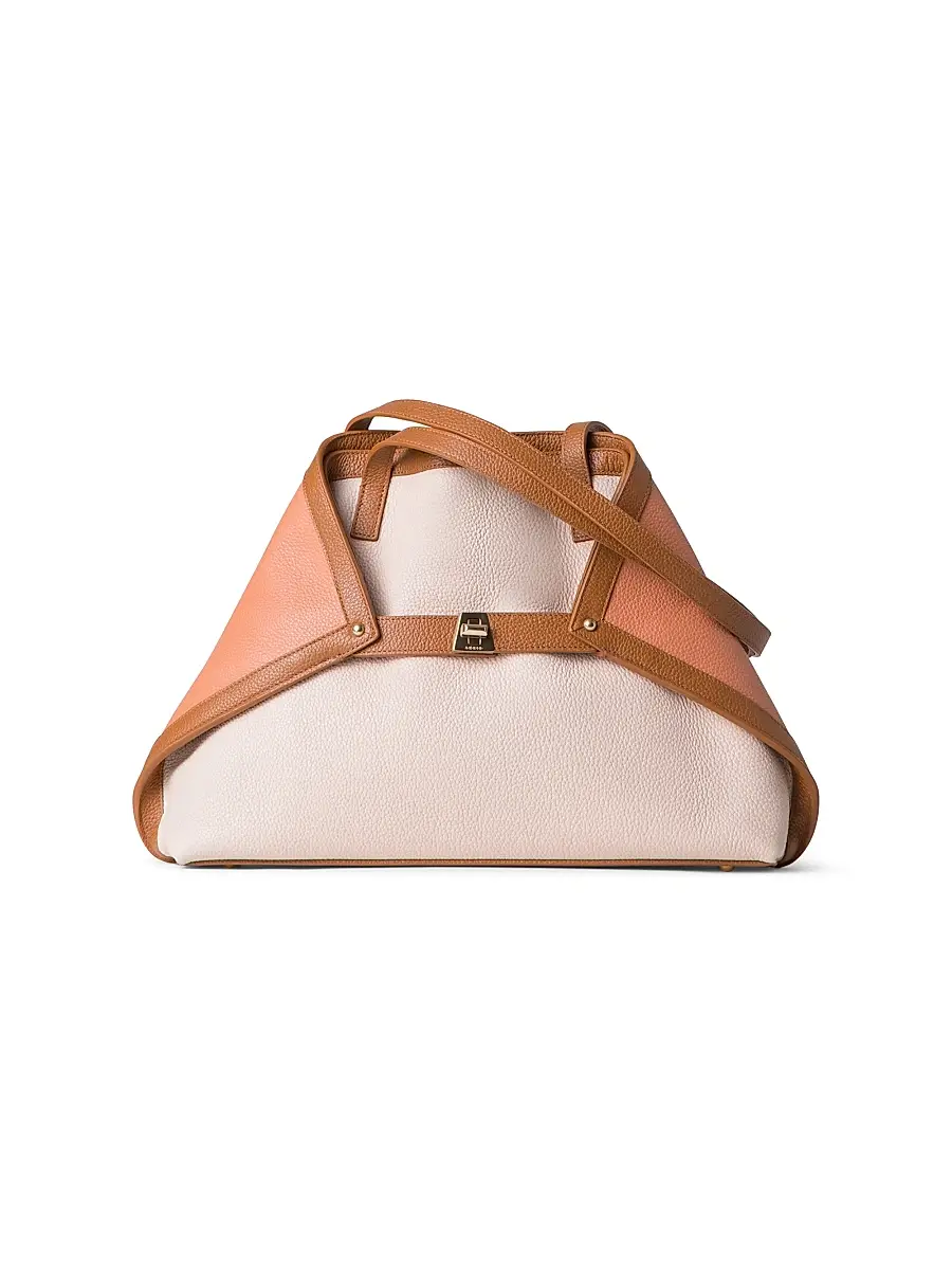 Akris Women's Ai Convertible Leather Shoulder Bag - Cuoio Multi | Image 1 Akris Women's Ai Convertible Leather Shoulder Bag - Cuoio Multi | Image 1