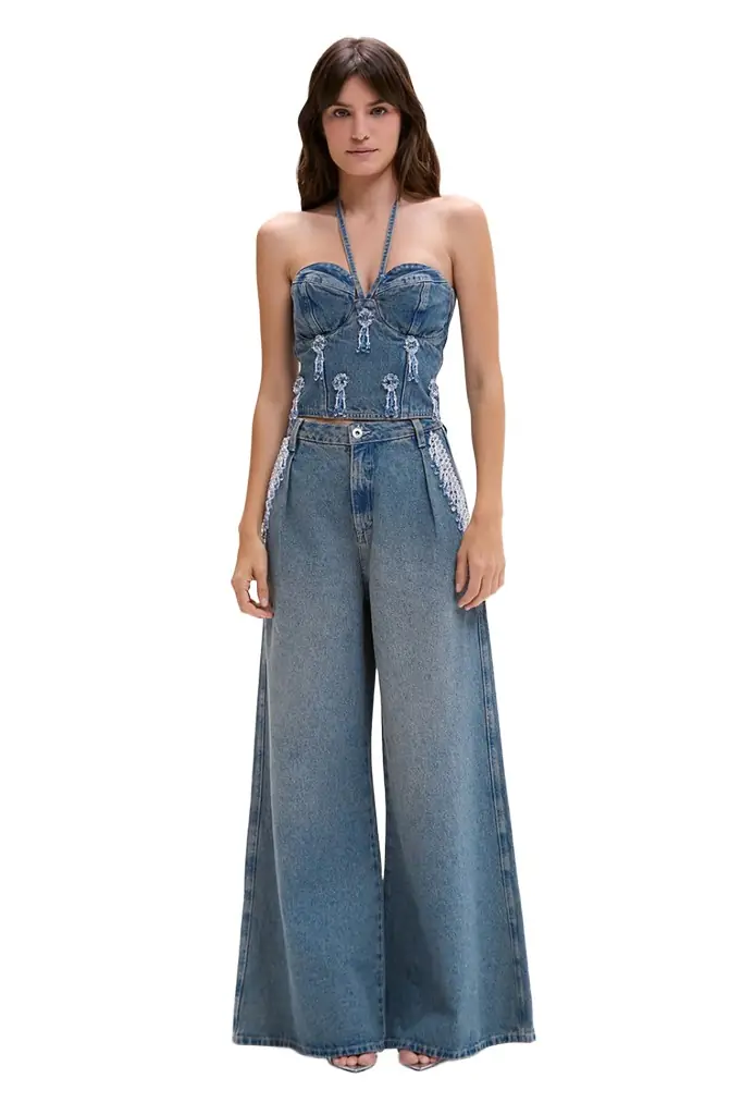 PatBo NOSTALGIC SKY DENIM PANT