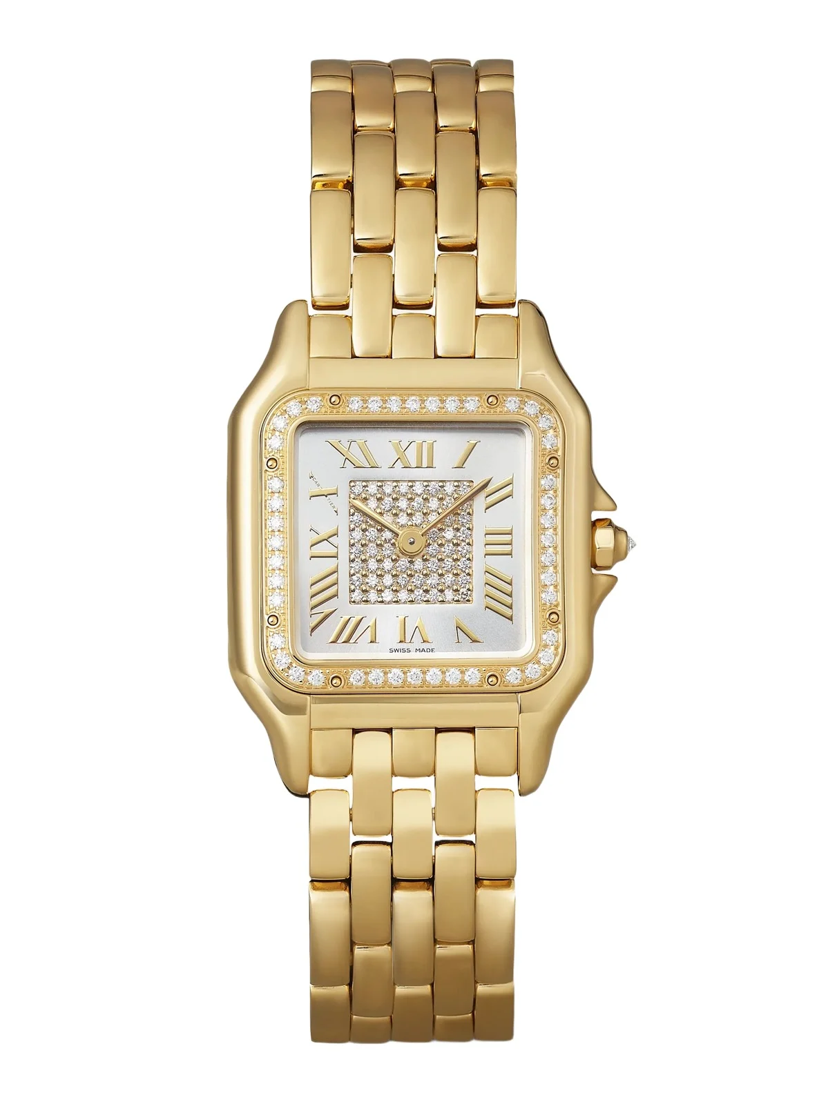 Cartier Panthère De Medium 18-karat Gold Diamond Watch