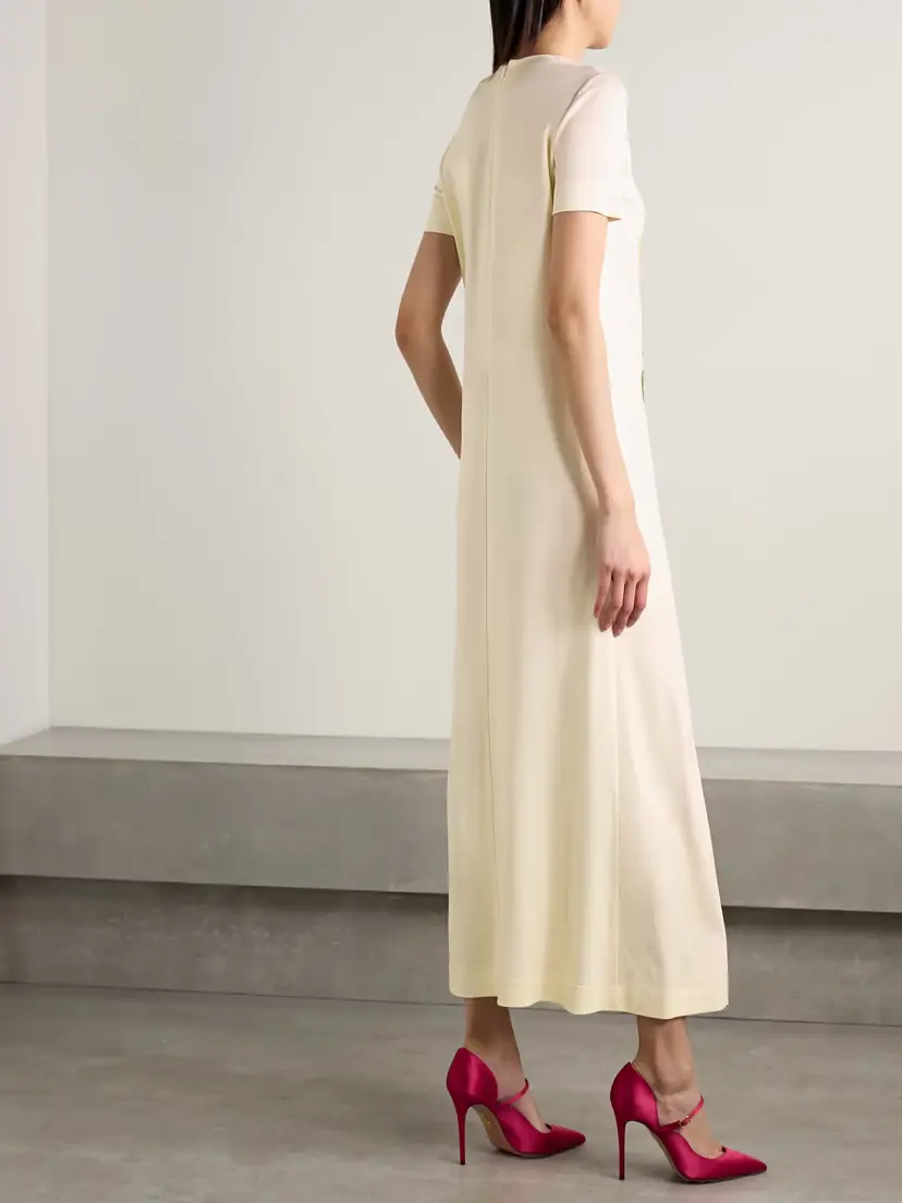 Oscar de la Renta Floral-print Stretch-jersey Maxi Dress | Thumbnail 3 Oscar de la Renta Floral-print Stretch-jersey Maxi Dress | Thumbnail 3