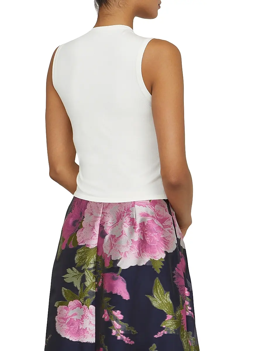 Kay Unger Women's Kathryn Embellished Knit Top | Thumbnail 5