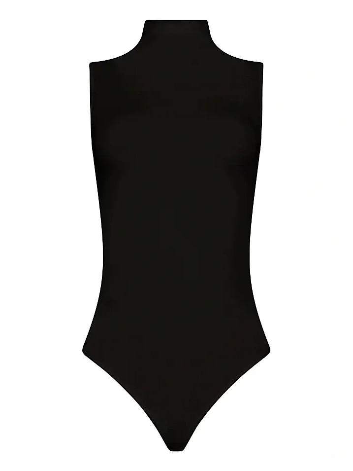Women's Mock Turtleneck Sleeveless Bodysuit Women's Mock Turtleneck Sleeveless Bodysuit
