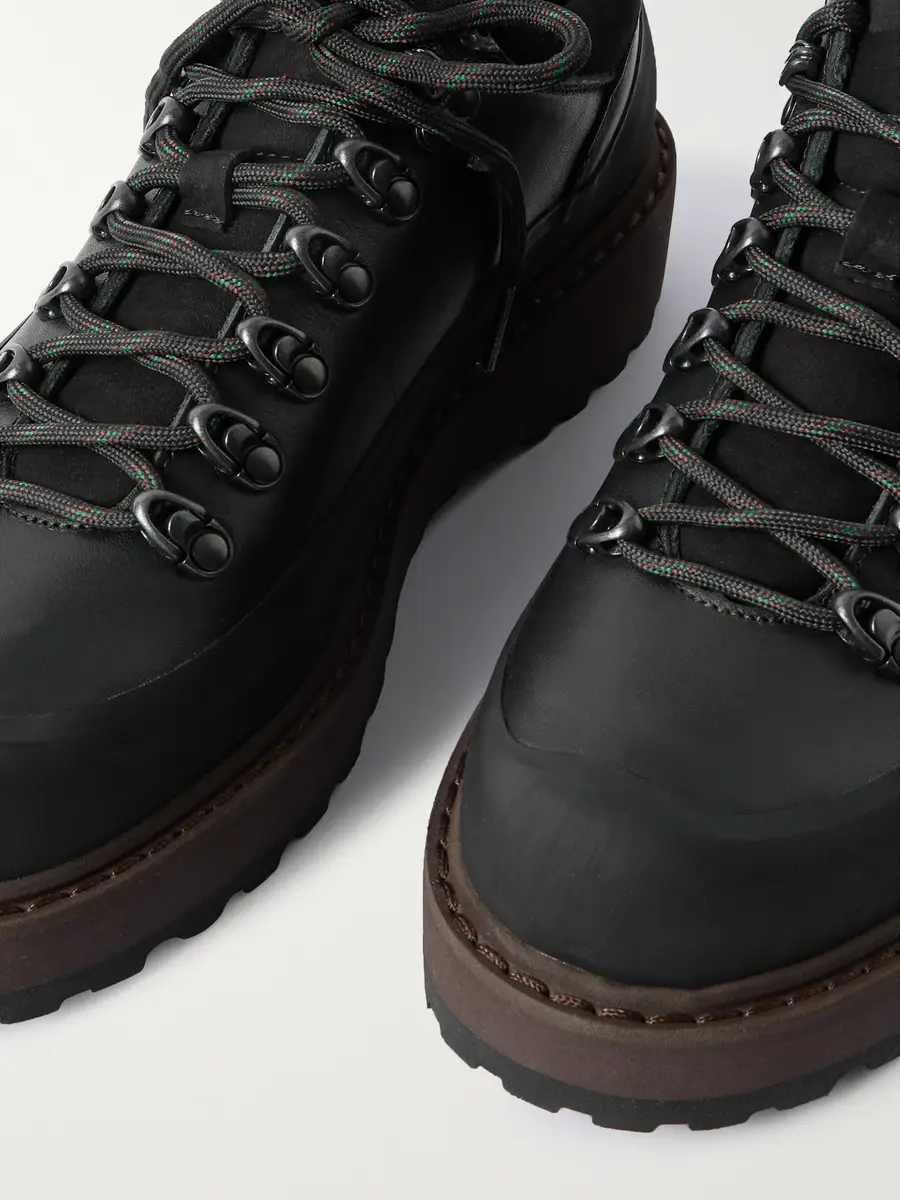 Diemme Cornaro Gomma Rubber and Suede-Trimmed Leather Sneakers - Men | Thumbnail 5