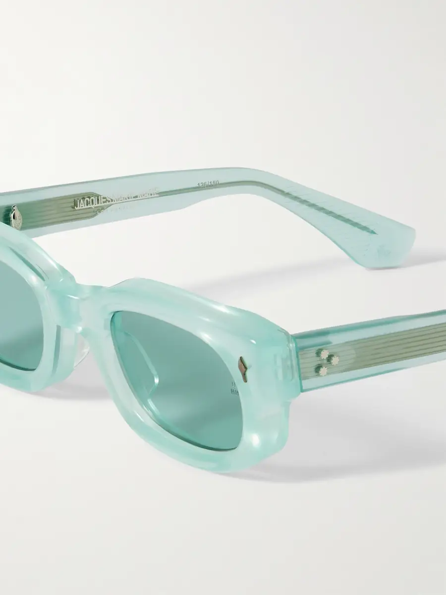 Jacques Marie Mage Whiskeyclone Rectangular-Frame Acetate Sunglasses - Men | Thumbnail 3