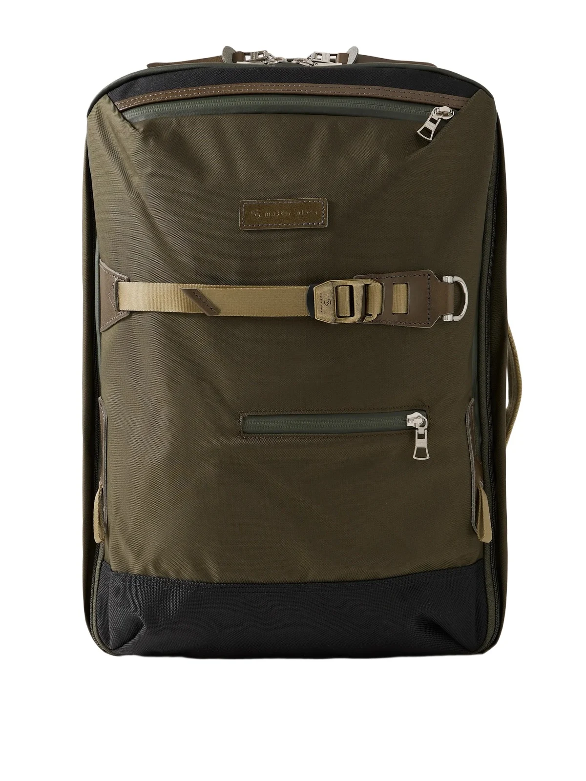 Potential 2-Way Leather and Webbing-Trimmed CORDURA® MasterTeX Backpack - Men Potential 2-Way Leather and Webbing-Trimmed CORDURA® MasterTeX Backpack - Men